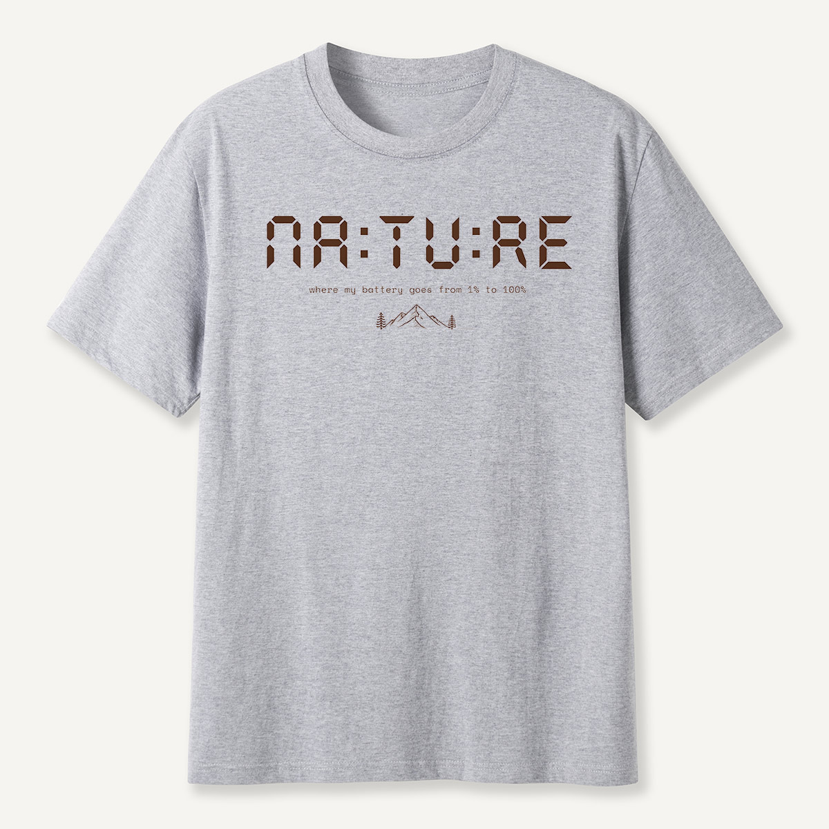 Nature Battery Recharge Mountain T-Shirt