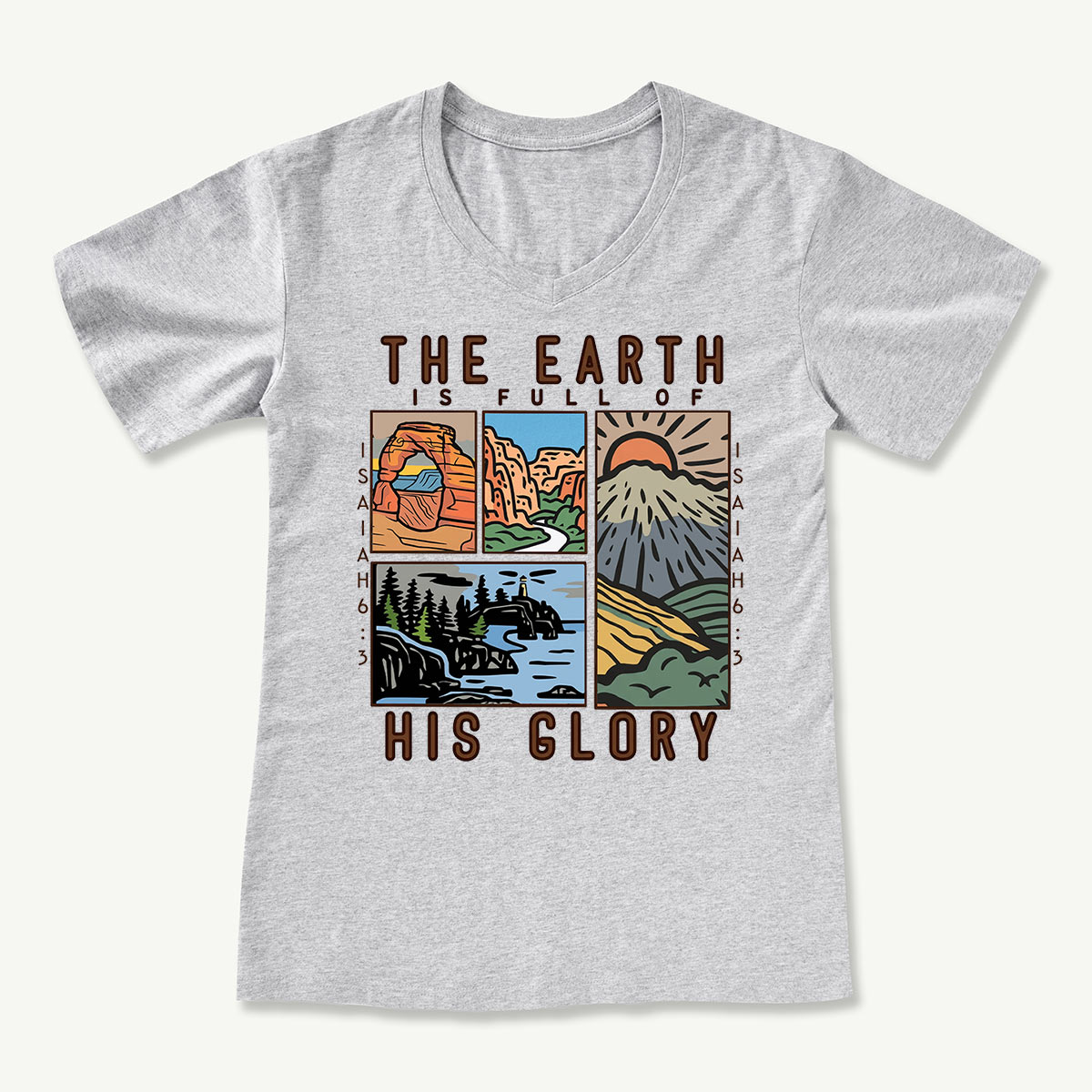 Wilderness National Parks V-neck T-Shirt
