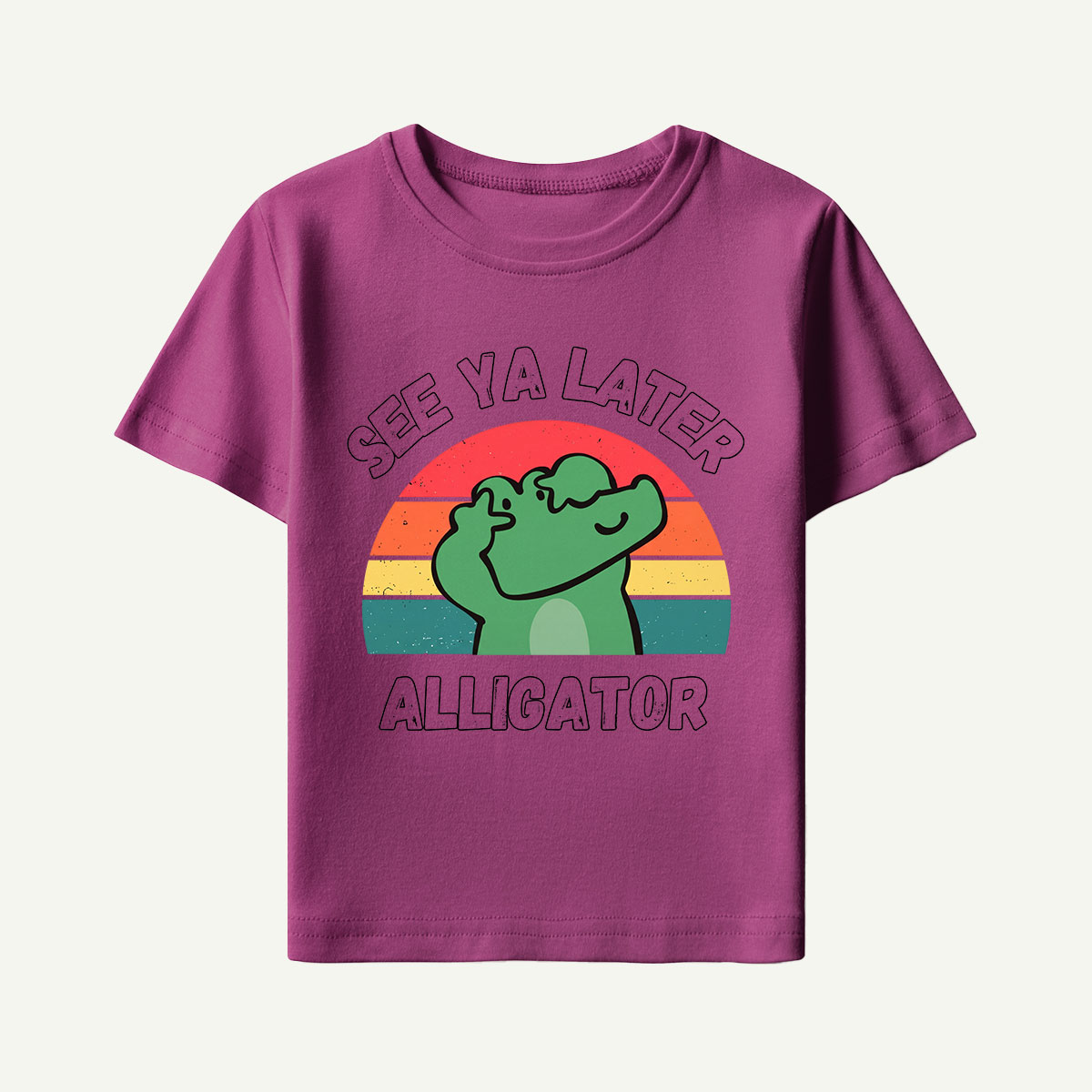 See Ya Later Alligator Retro Kids T-Shirt