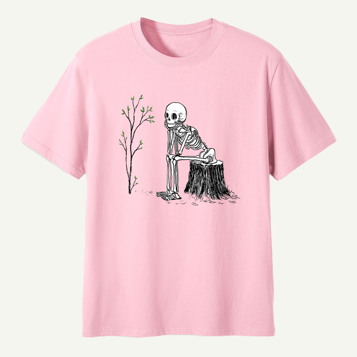 Skeleton Waiting For The Tree To Grow T-Shirt