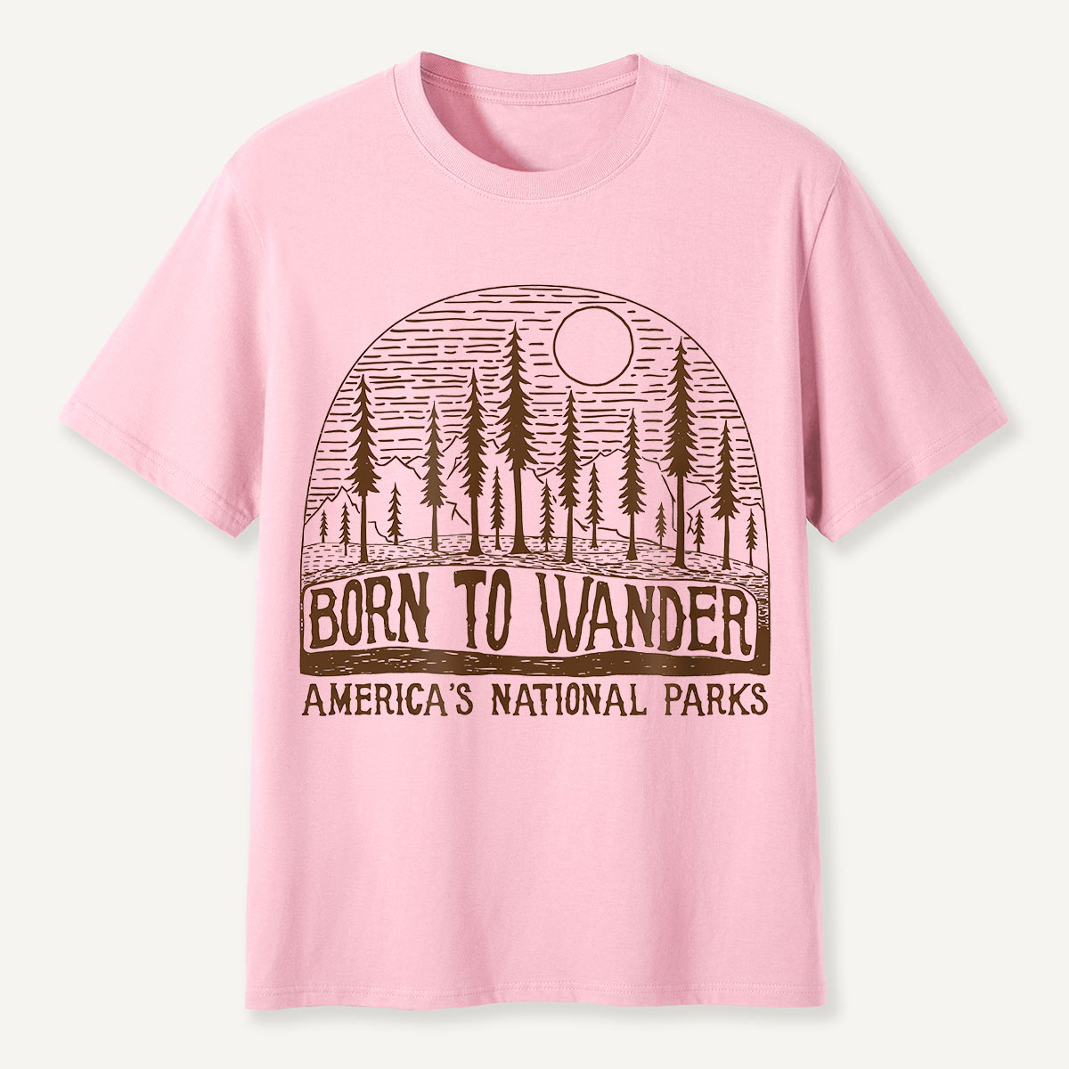 Born to Wander America’s National Parks T-Shirt