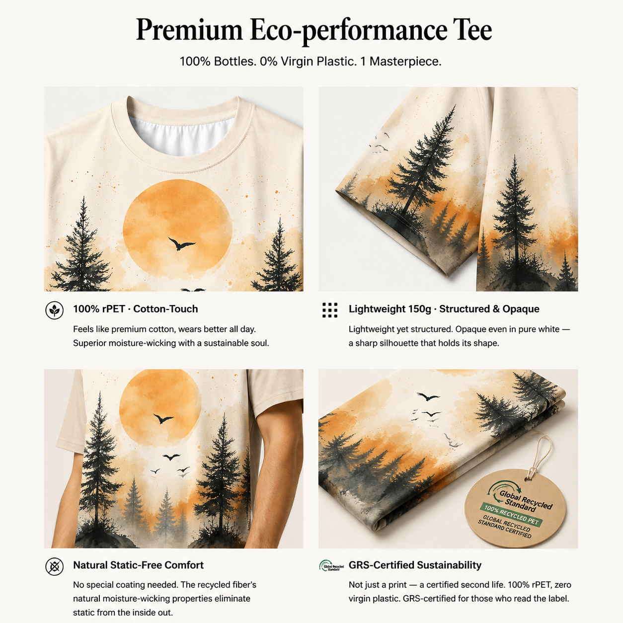 Sunset Wilderness Premium Eco Tee