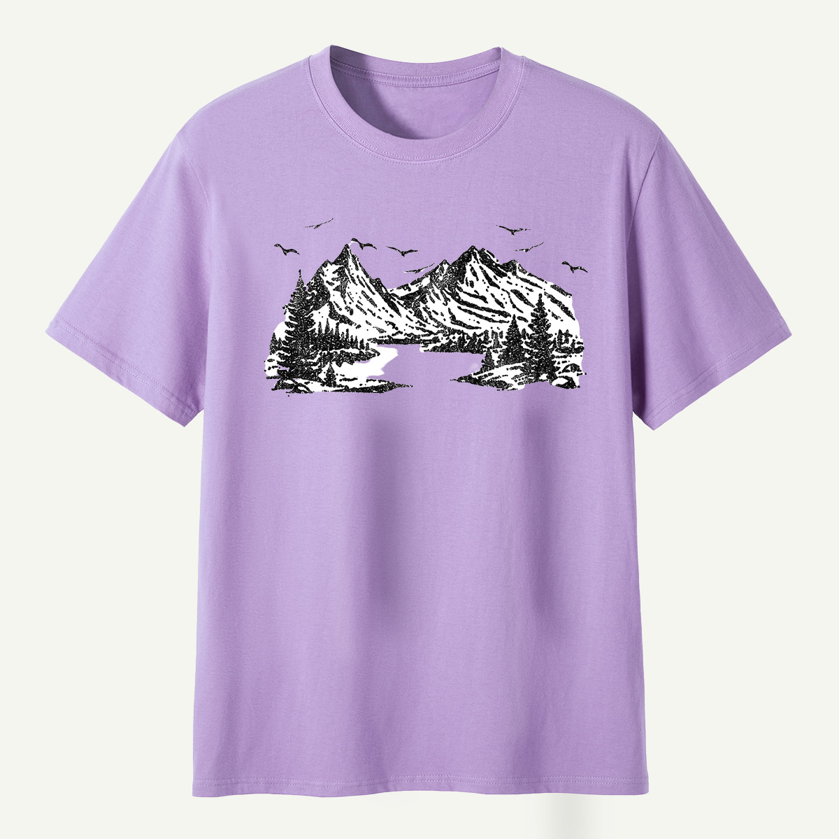 Mountain Valley Wilderness Sketch T-Shirt
