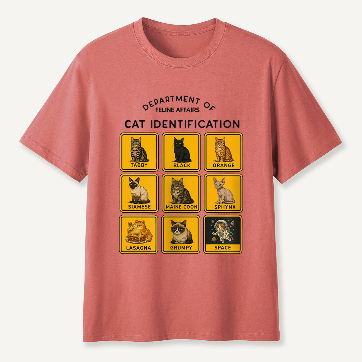 Department of Wildlife Cat Identification T-Shirt