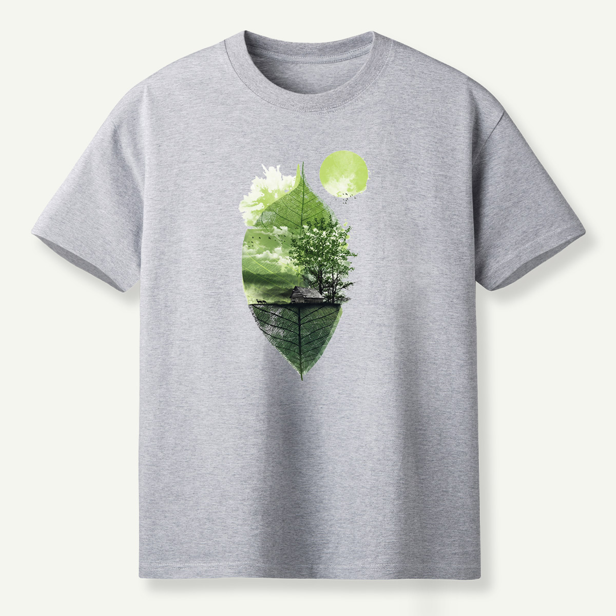 Forest Inside A Leaf Landscape T-Shirt