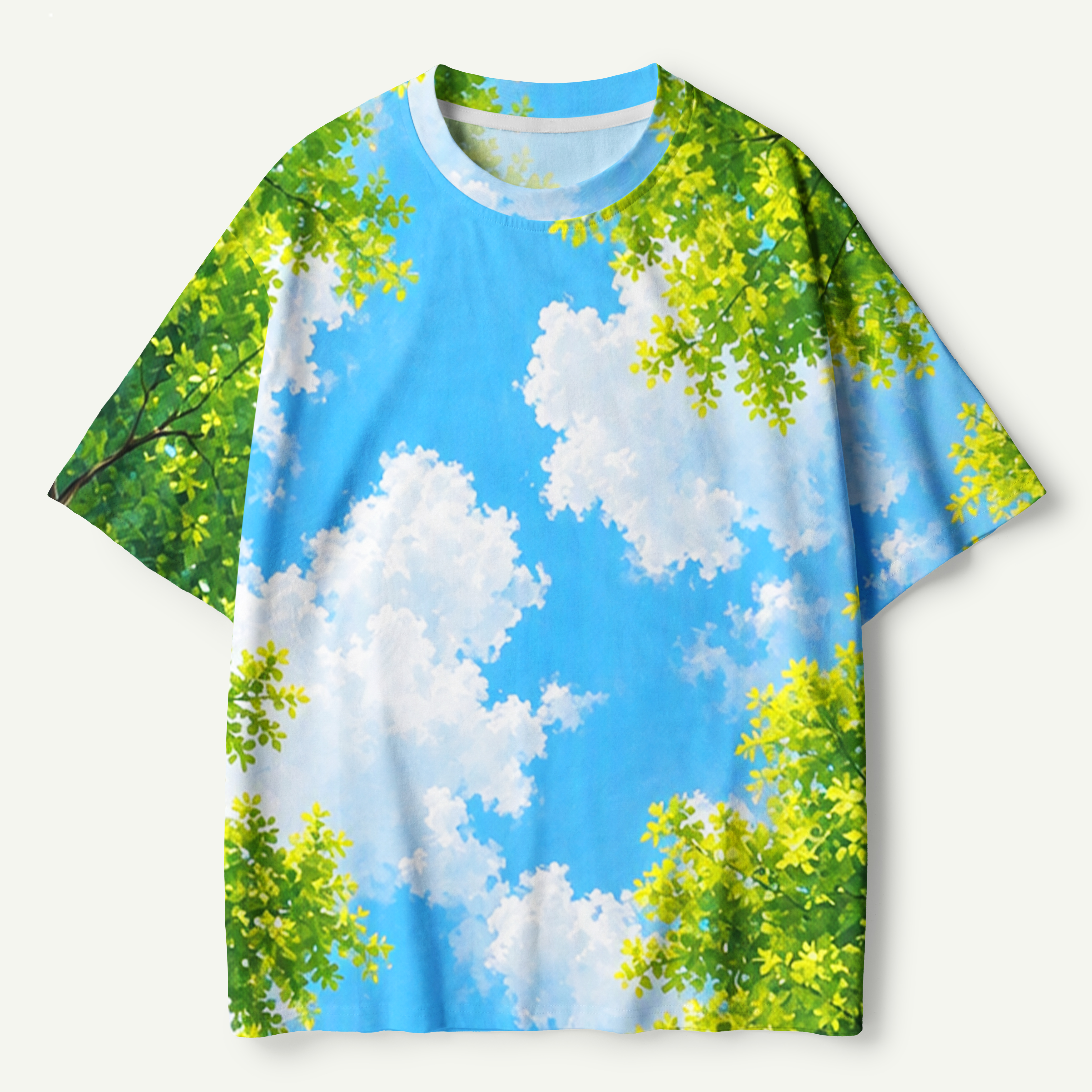 Blue Sky Through The Trees Premium Pure Cotton Tee