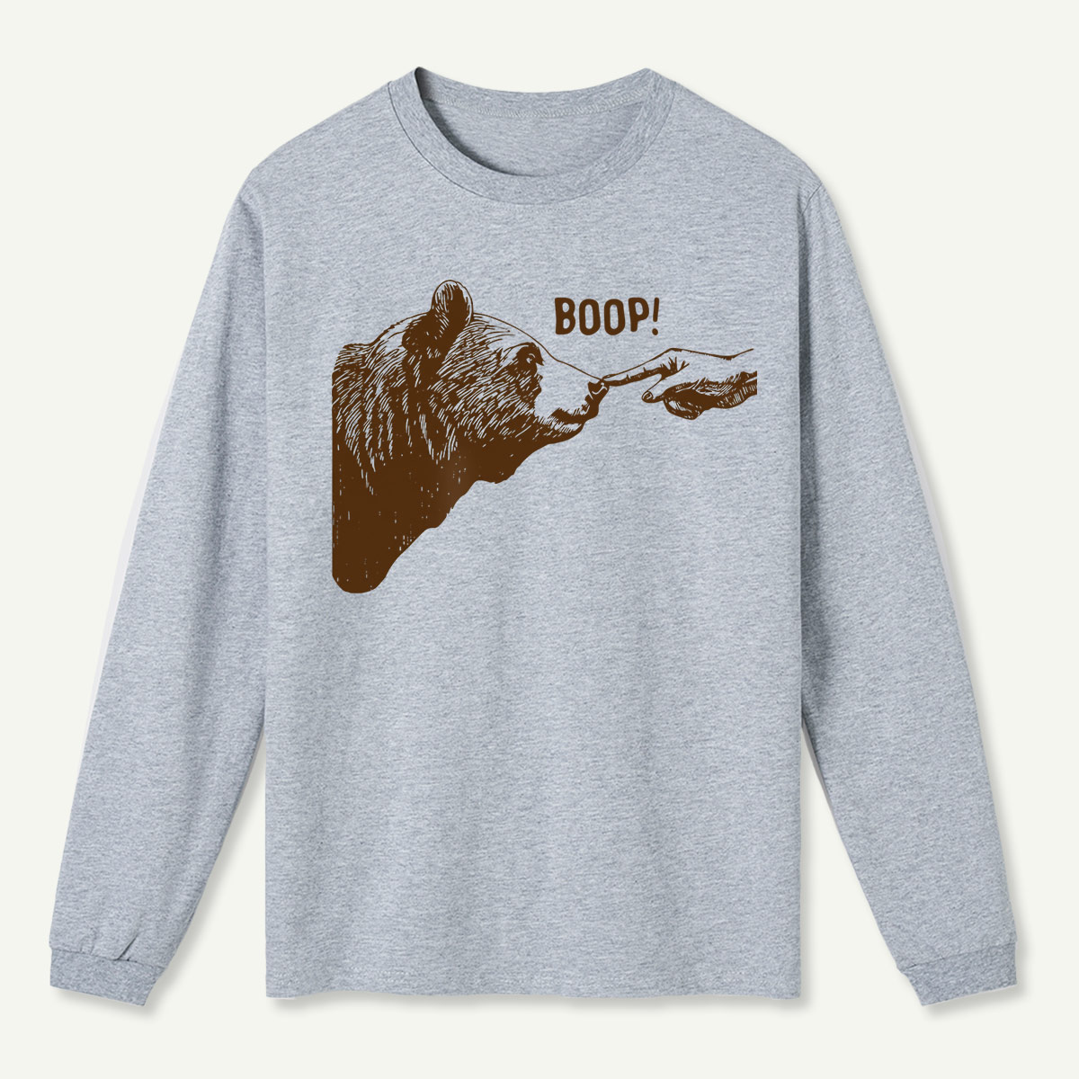 Boop Bear Nose Long Sleeve T-Shirt
