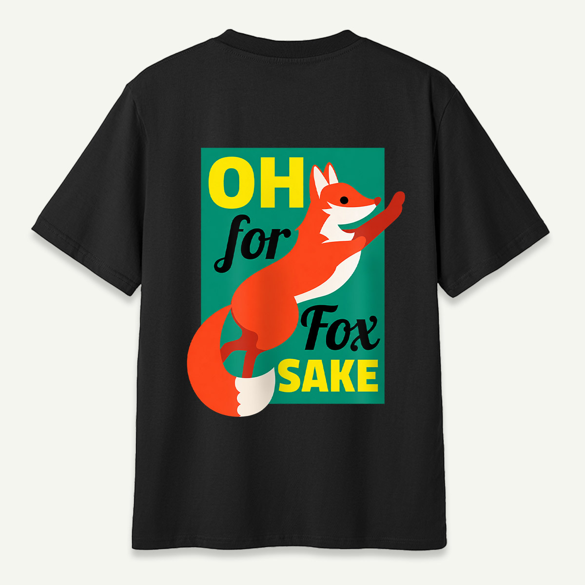 Oh For Fox Sake Retro Fox Quote T-Shirt