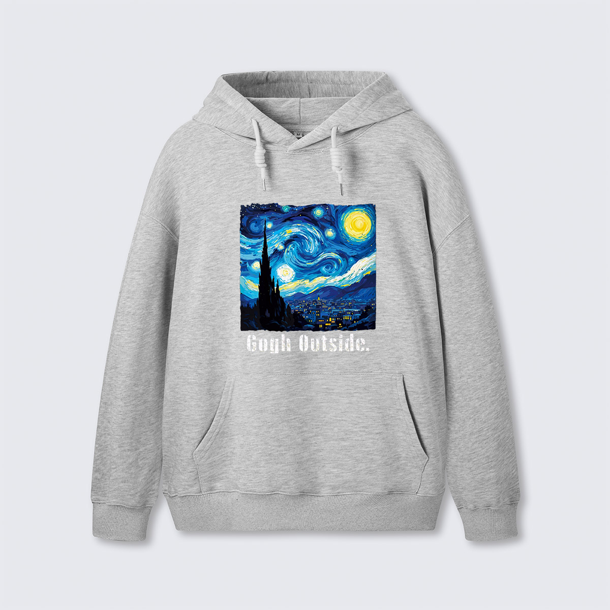 Swirl Night Sky Gogh Outside Hoodie