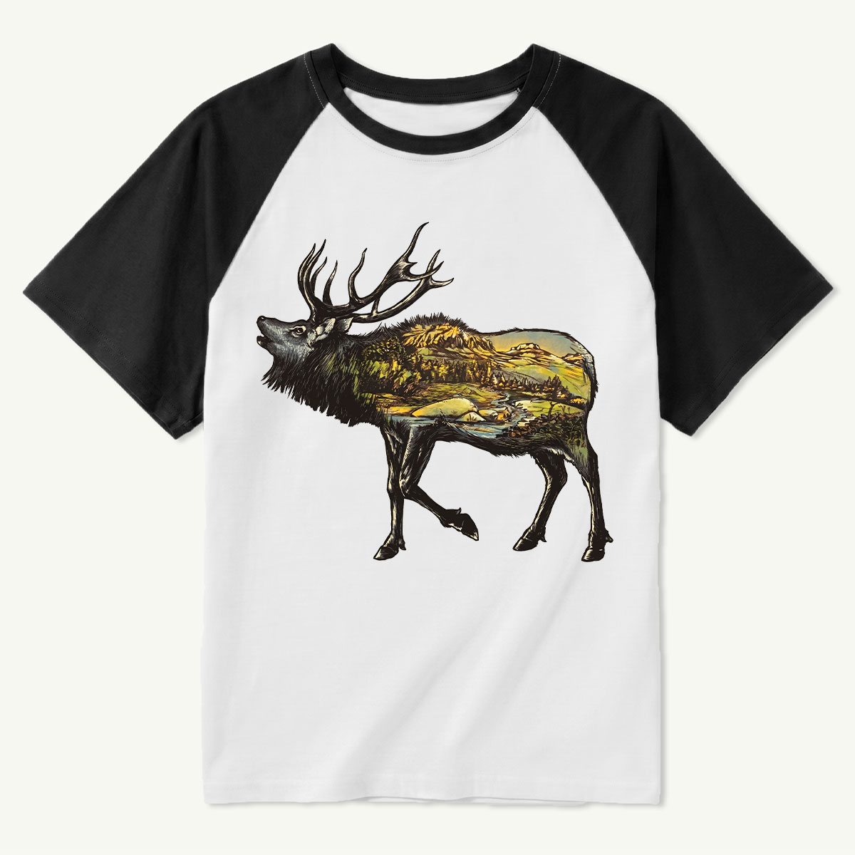 Elk Icons of the West Raglan T-Shirt