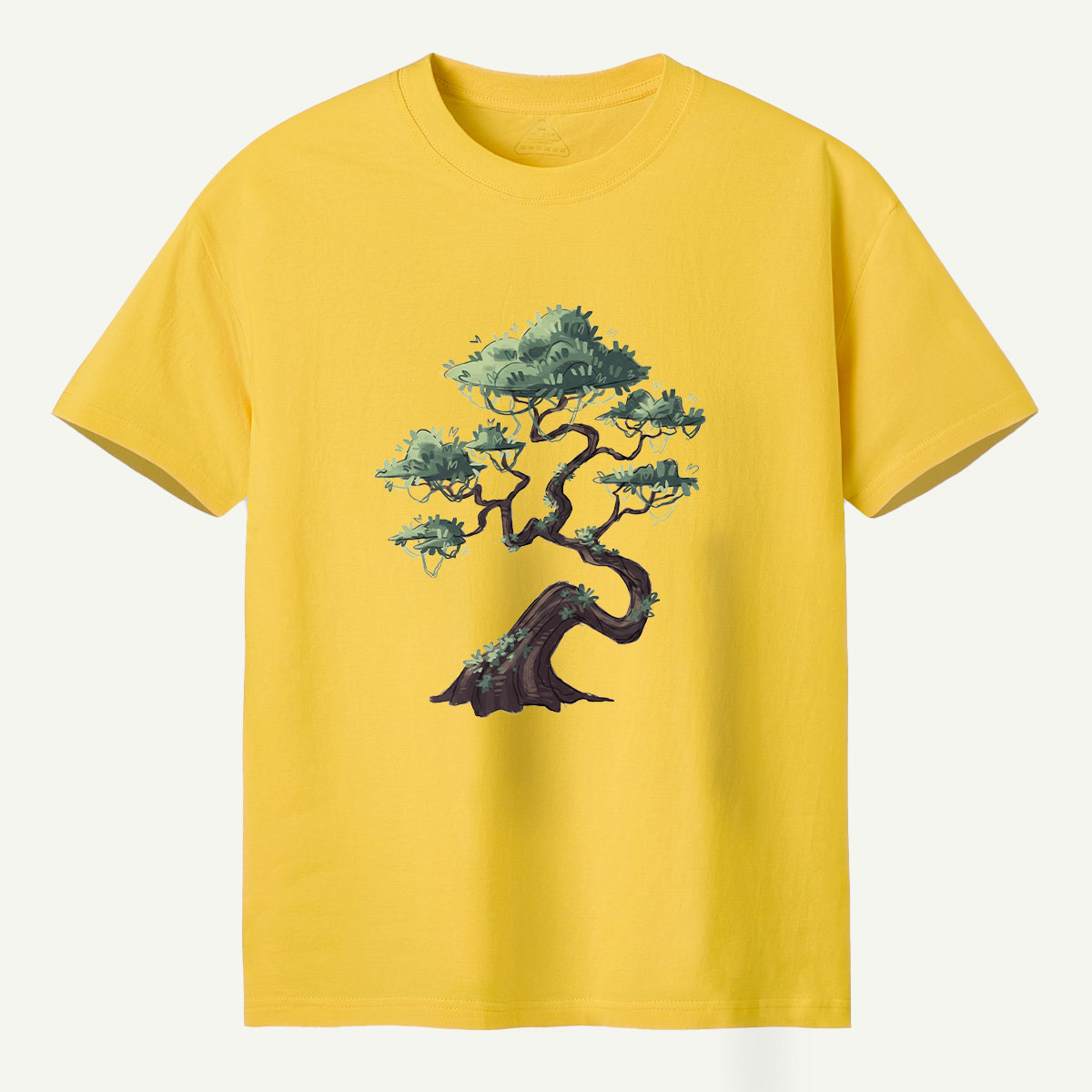 Windswept Pine Tree Ink Art T-Shirt