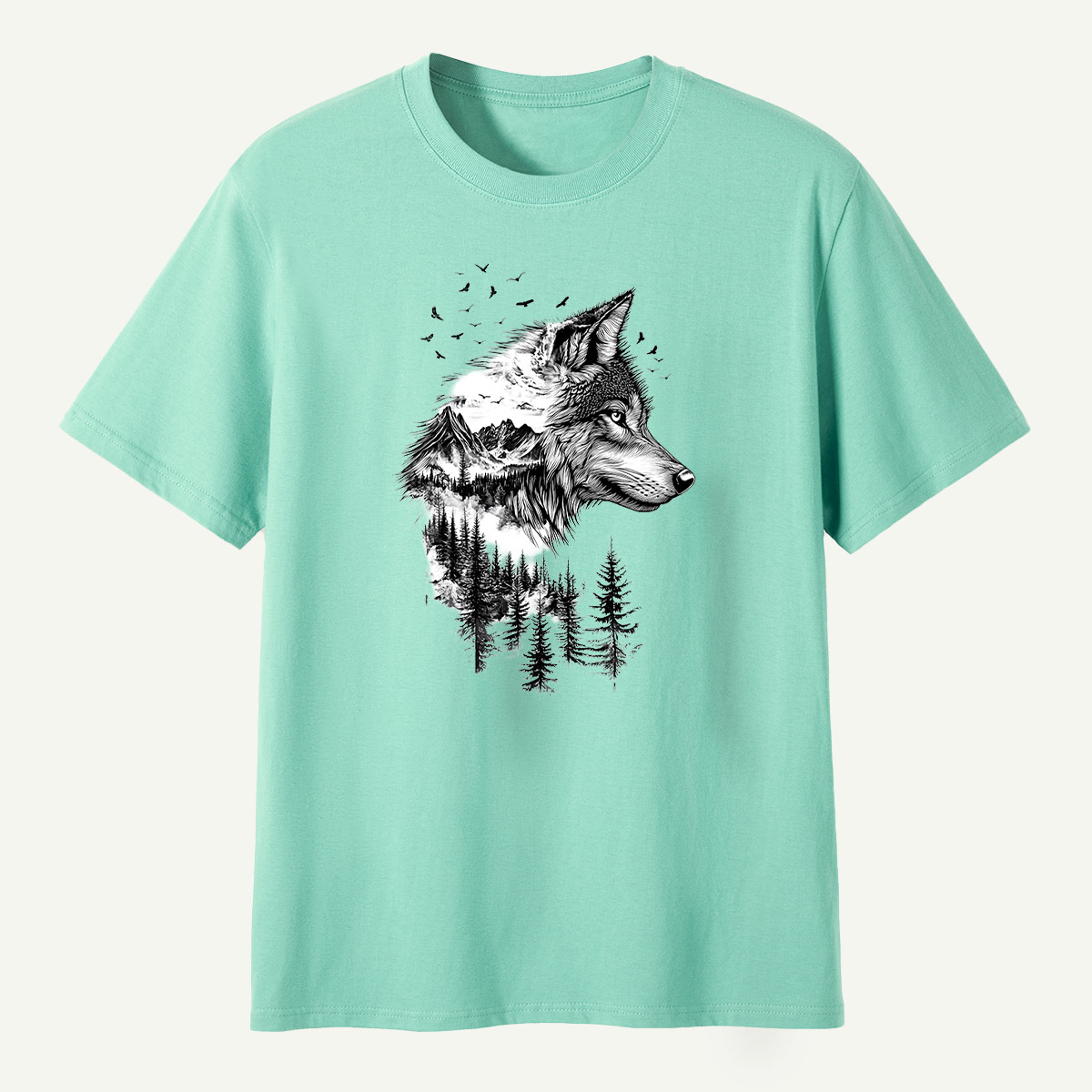 Fox Forest Ink Portrait T-Shirt