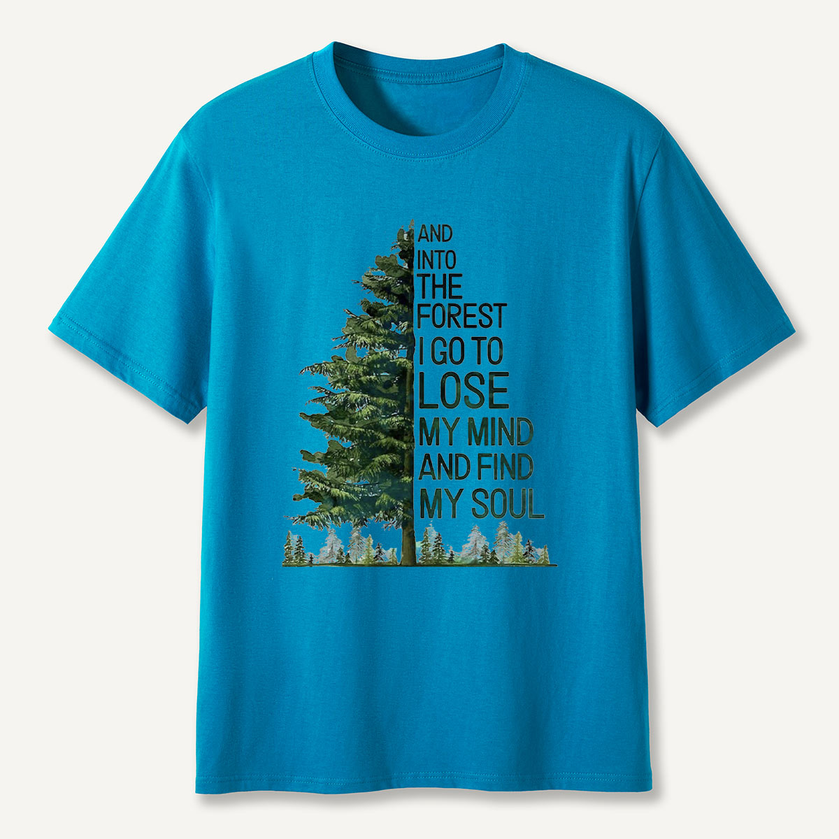 Tree Outdoor Hiking Adventure Forest Nature T-Shirt