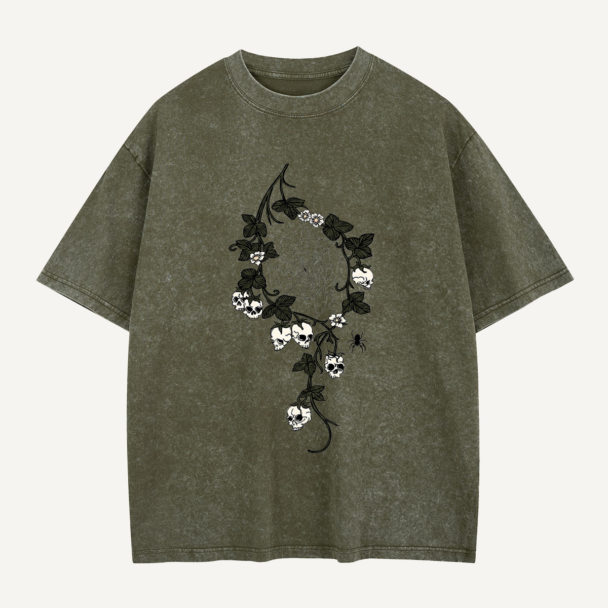Web of Bones Washed T-Shirt