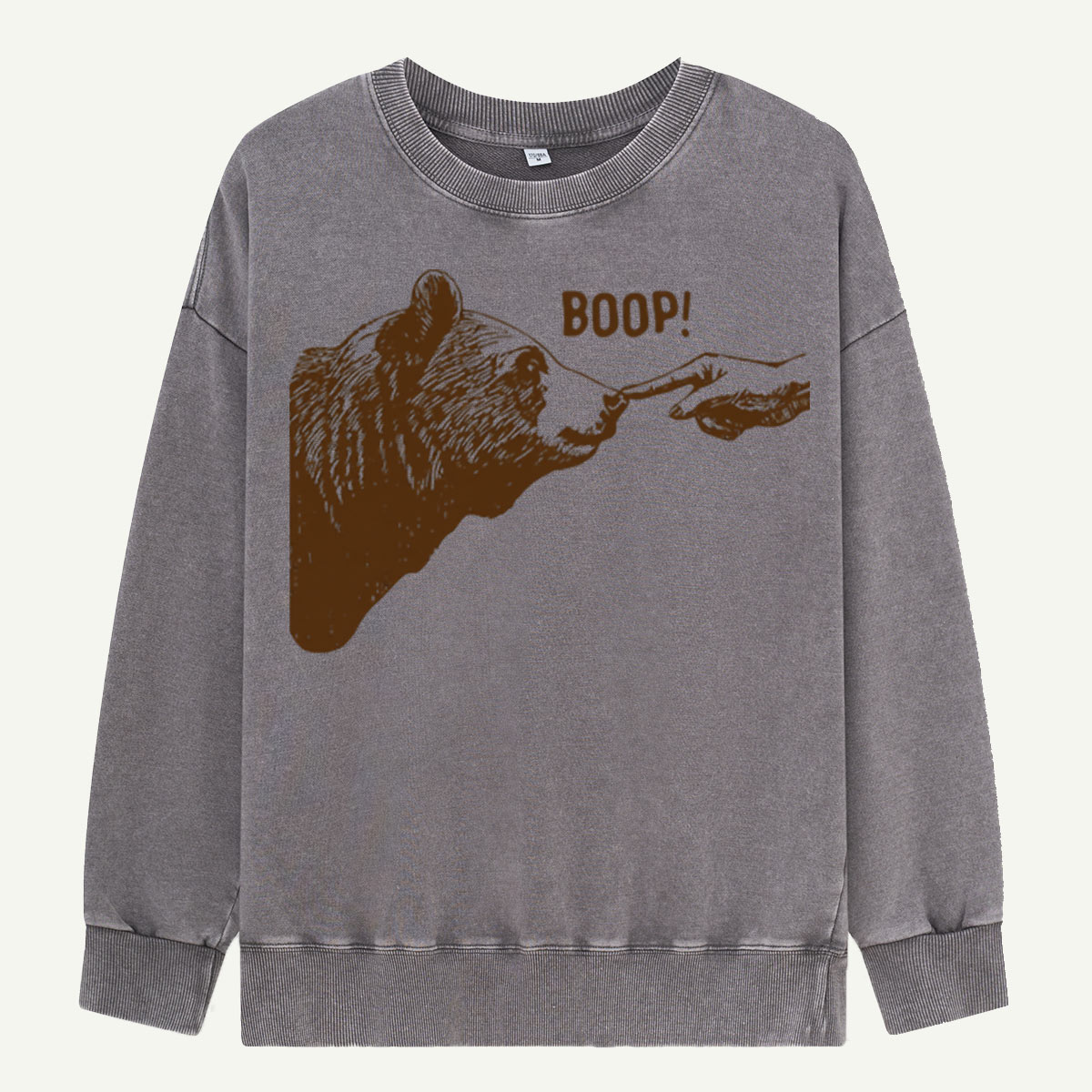 Boop Bear Nose Washed Sweatshirts