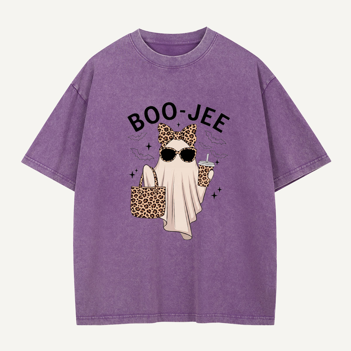 Boo-Jee Ghost Style Washed T-Shirt