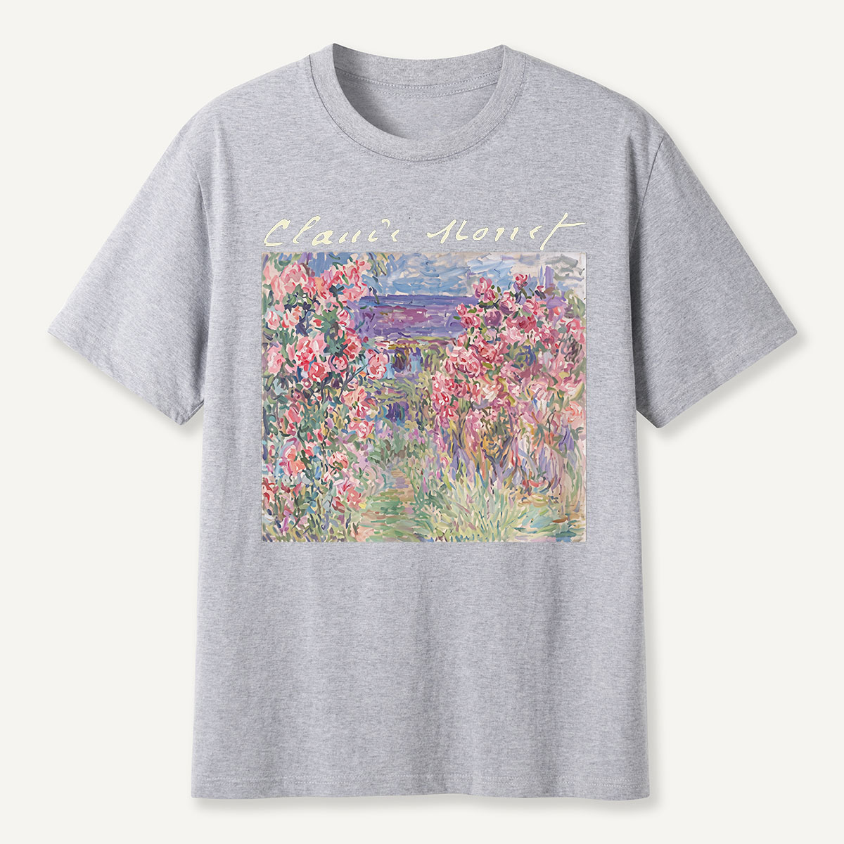 Starry Night Sunset Cat Seaside T-Shirt