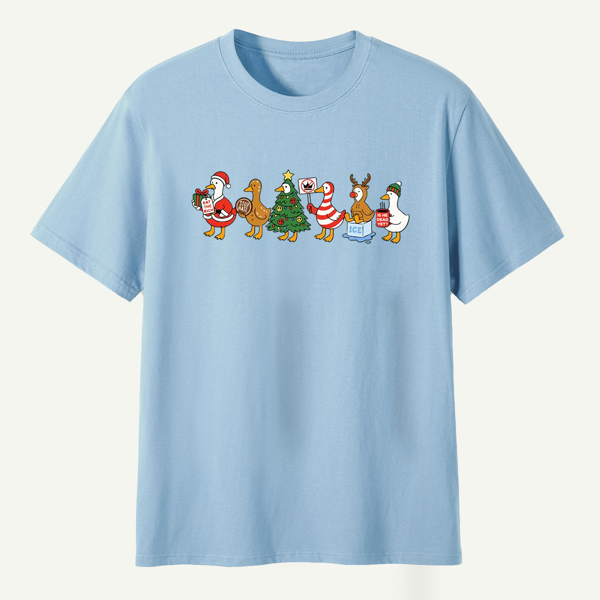 Chaotic Christmas Goose Parade T-Shirt