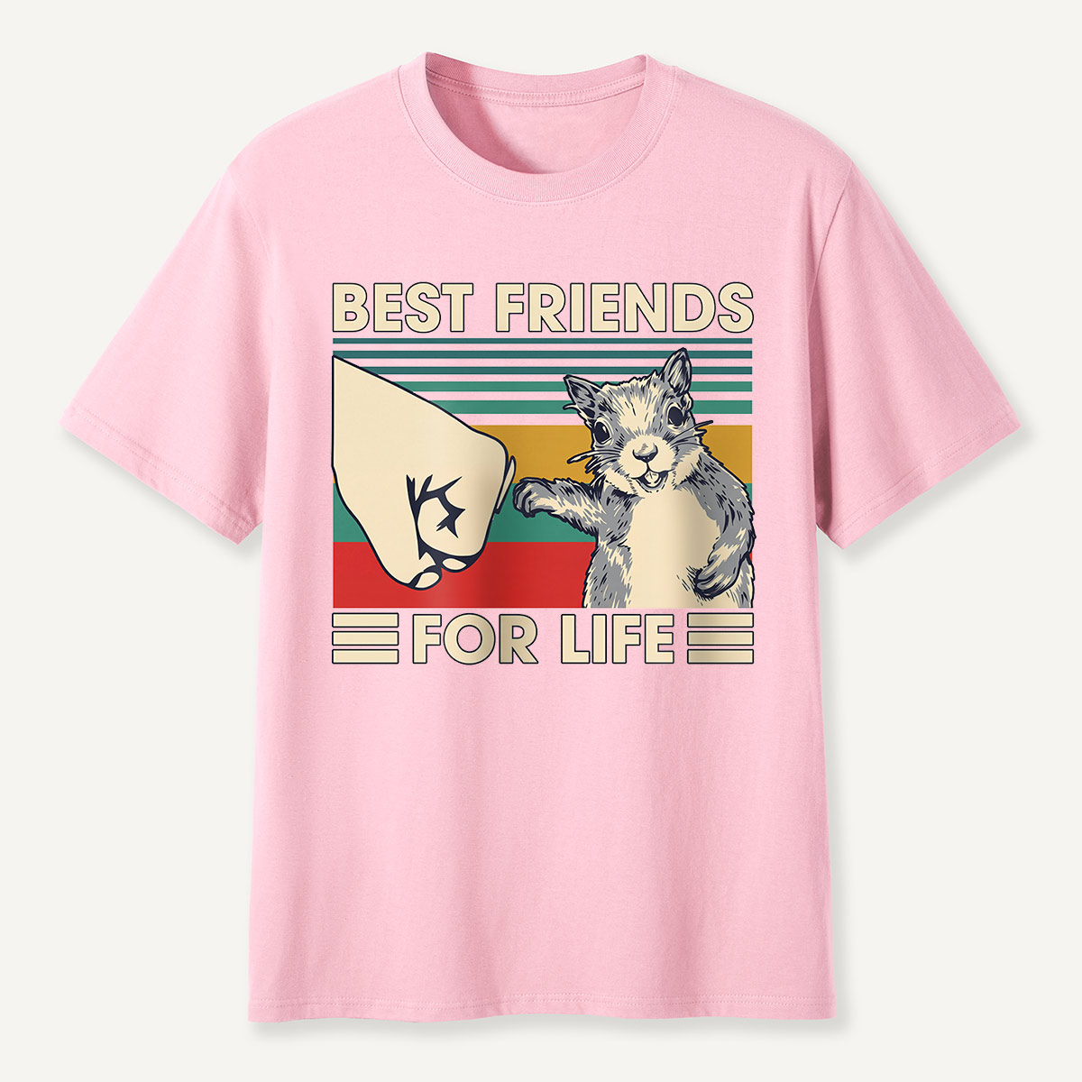 Best Friends for Life Cat Fist Bump T-Shirt