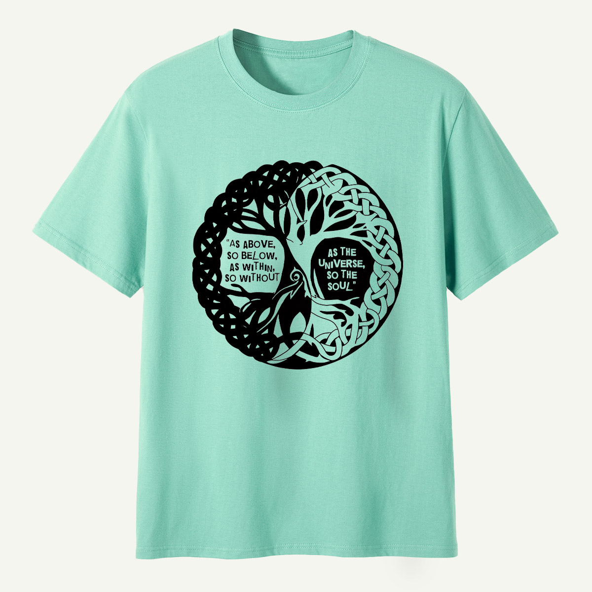 Tree Of Life Yin Yang Balance T-Shirt