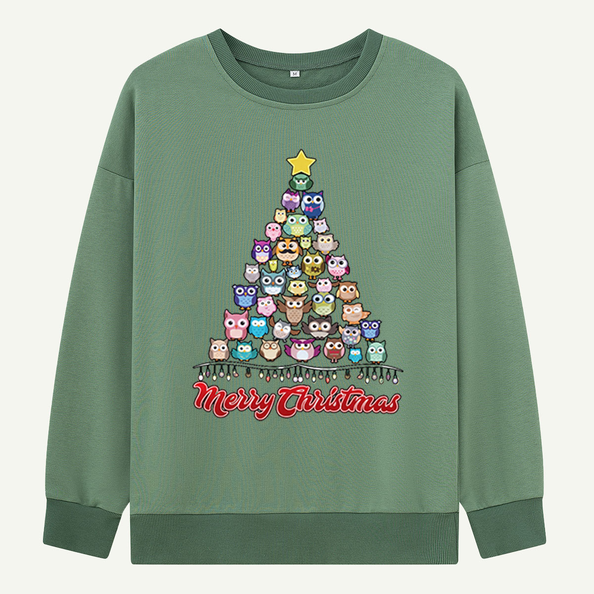 Merry Owlmas Tree Sweatshirts