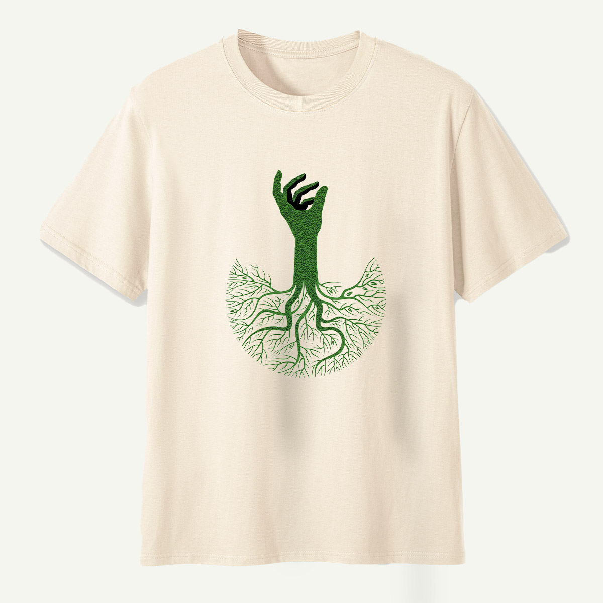 Growing Hand Tree Roots T-Shirt