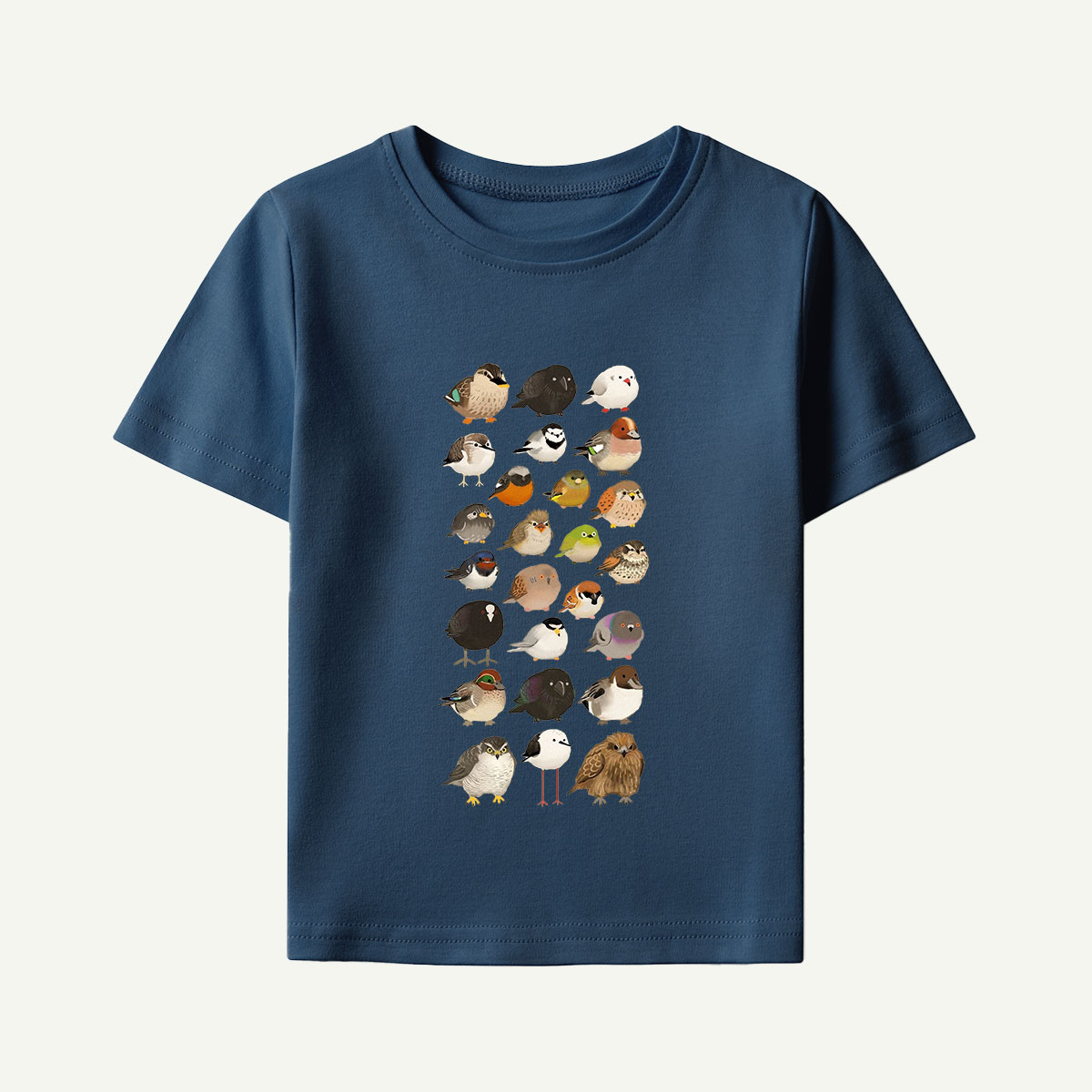 Bird Species Illustration Kids T-Shirt