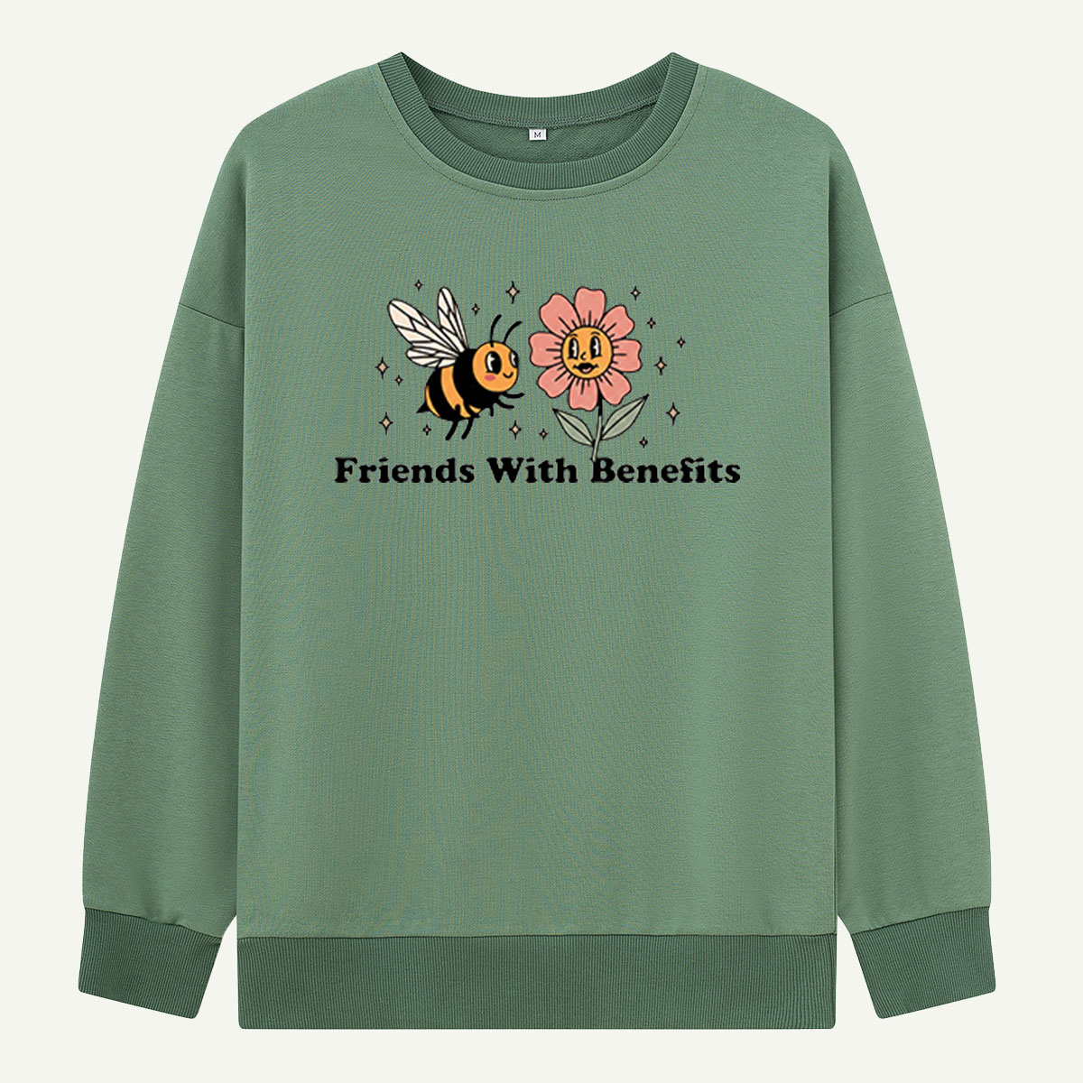 Friends With Benefits Bee And Flower Sweatshirts