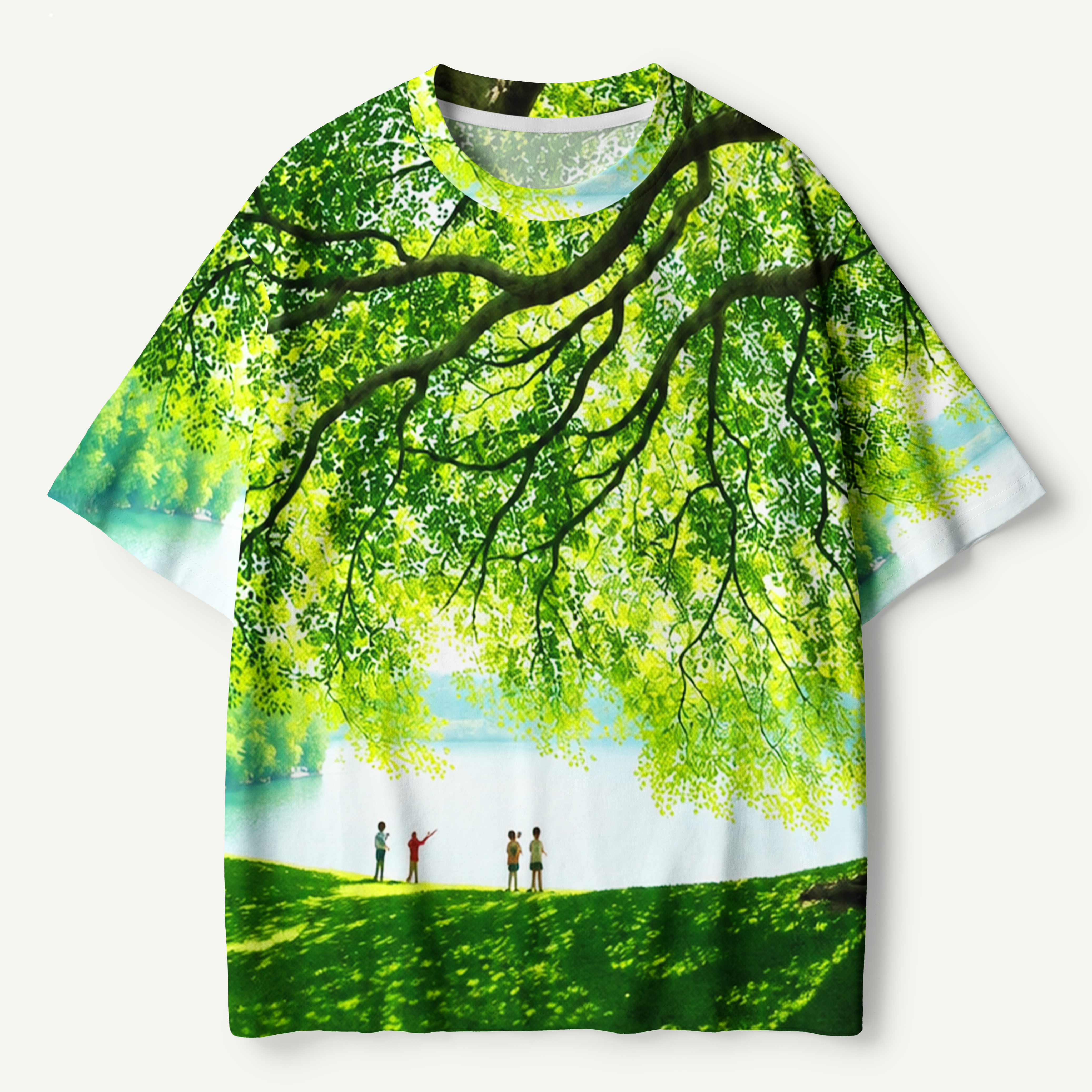 Grand Tree Meadow Sanctuary Premium Pure Cotton Tee