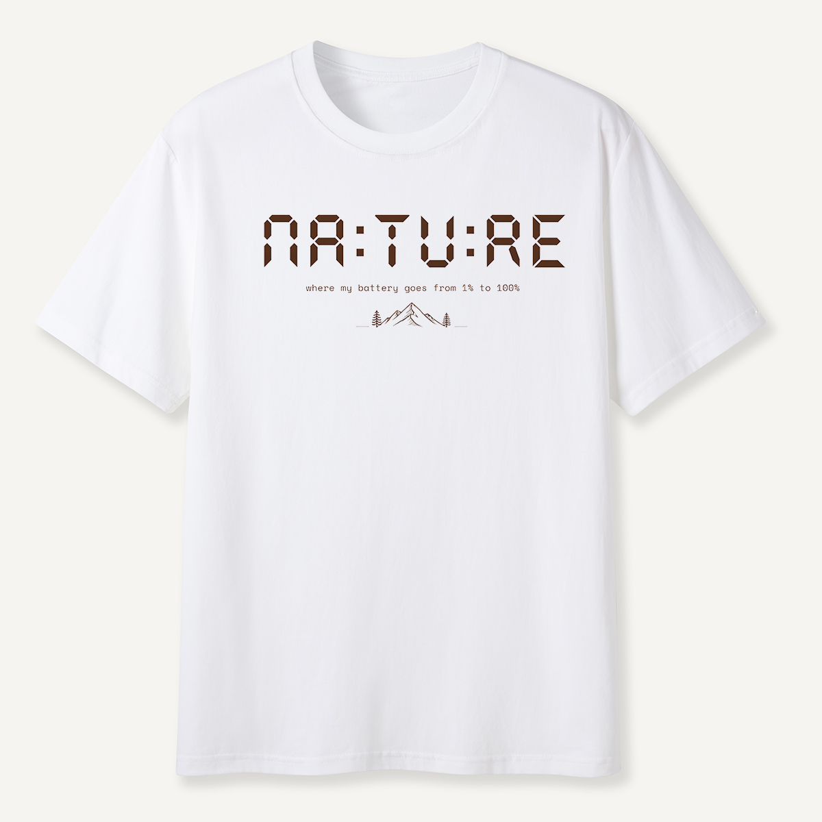 Nature Battery Recharge Mountain T-Shirt