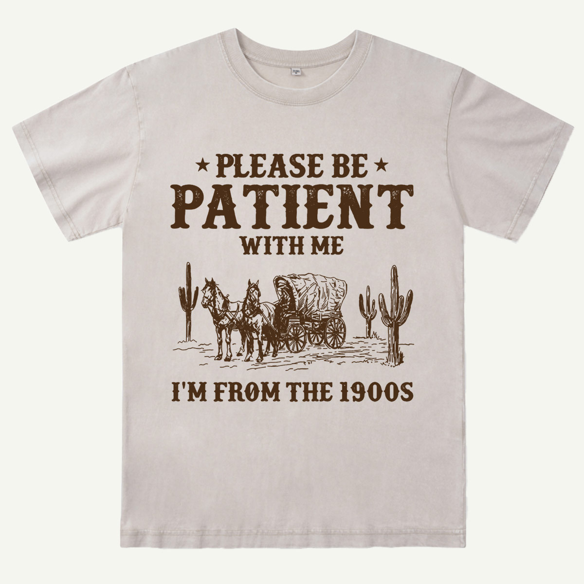 Please Be Patient With Me I'm From the 1900s Washed T-Shirt