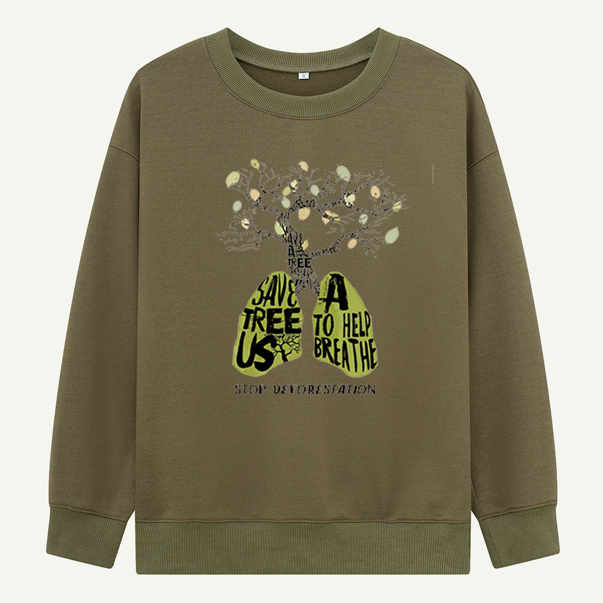 Save Trees Help Us Breathe Sweatshirts