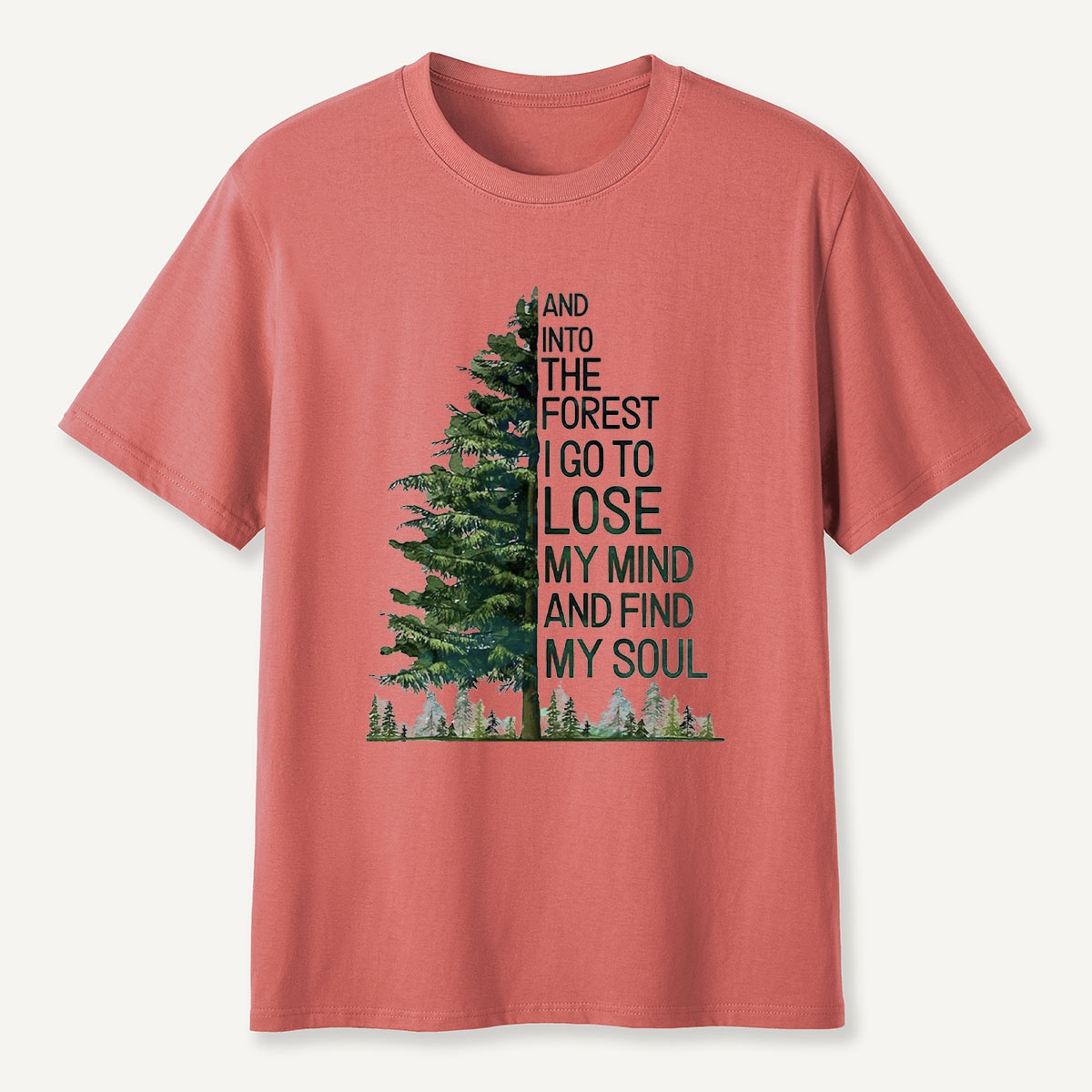Tree Outdoor Hiking Adventure Forest Nature T-Shirt