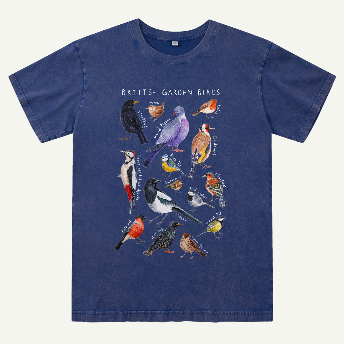 Botanical Garden Birds Wildlife Birdwatching Washed T-Shirt