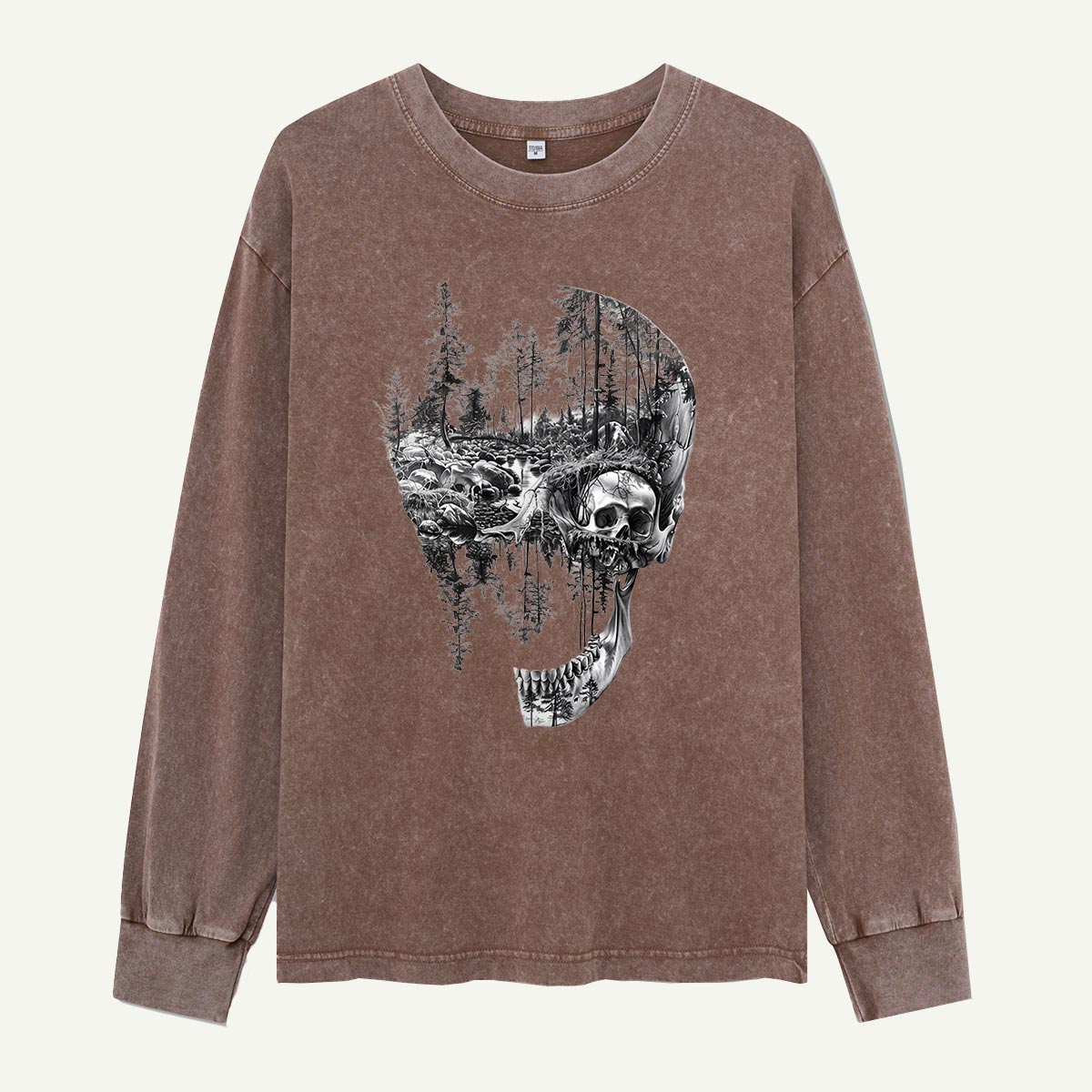 A Forest Hidden in the Skull Washed Long Sleeves