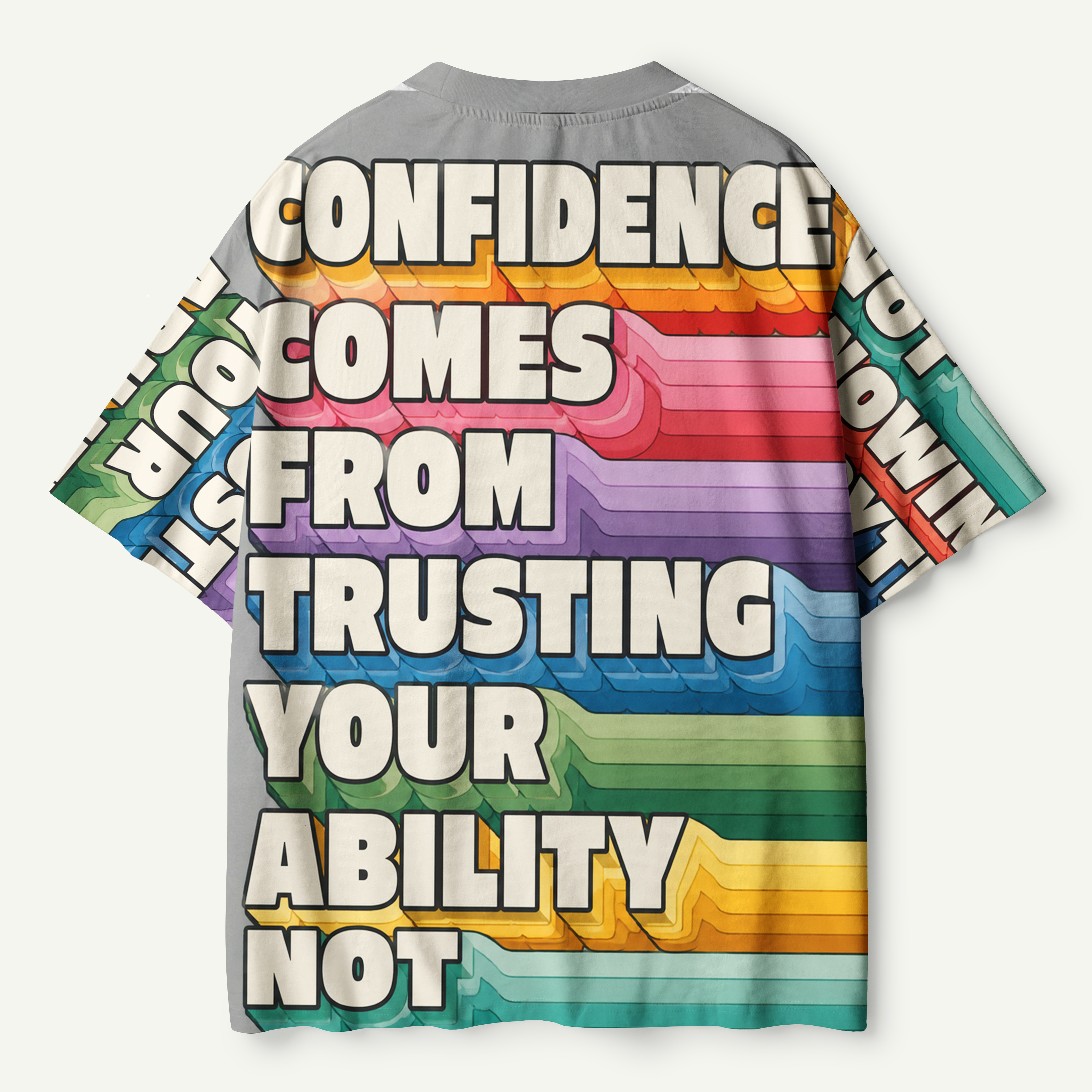 Confidence Comes From Trusting Your Ability Premium Pure Cotton Tee