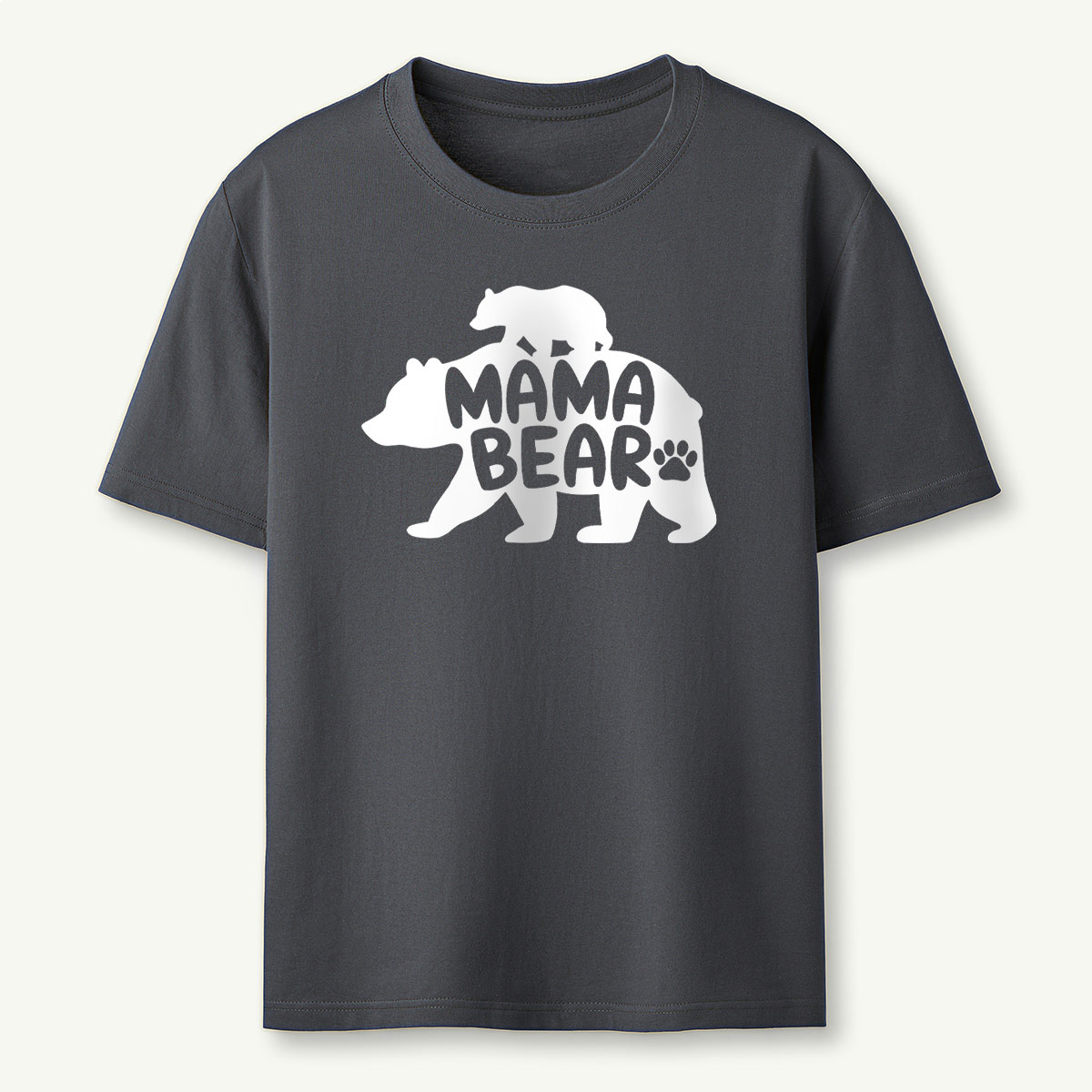 Adorable Mama Bear Silhouette T-Shirt