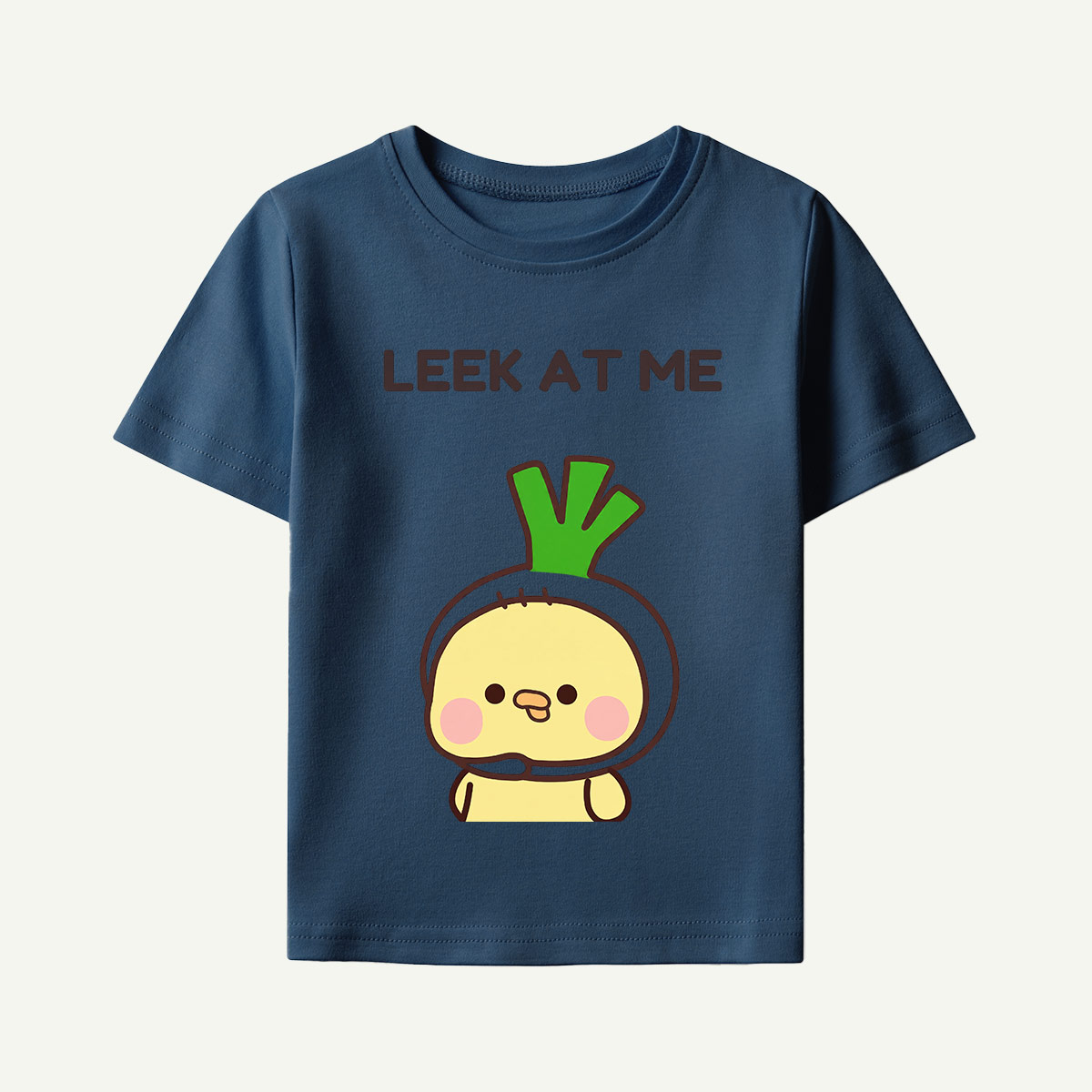 Leek at Me Veggie Pun Kids T-Shirt