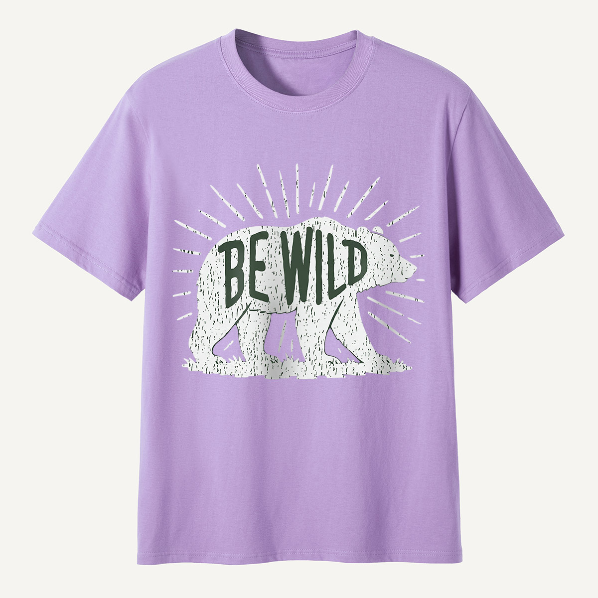 Be Wild Bear Sunburst T-Shirt