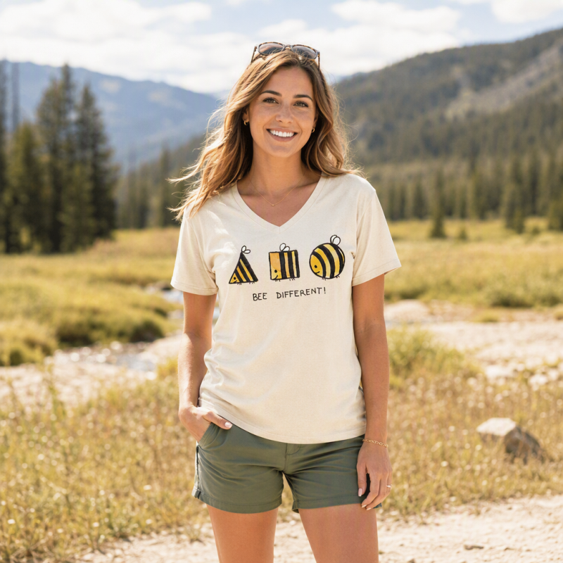 Bee V-neck T-Shirt
