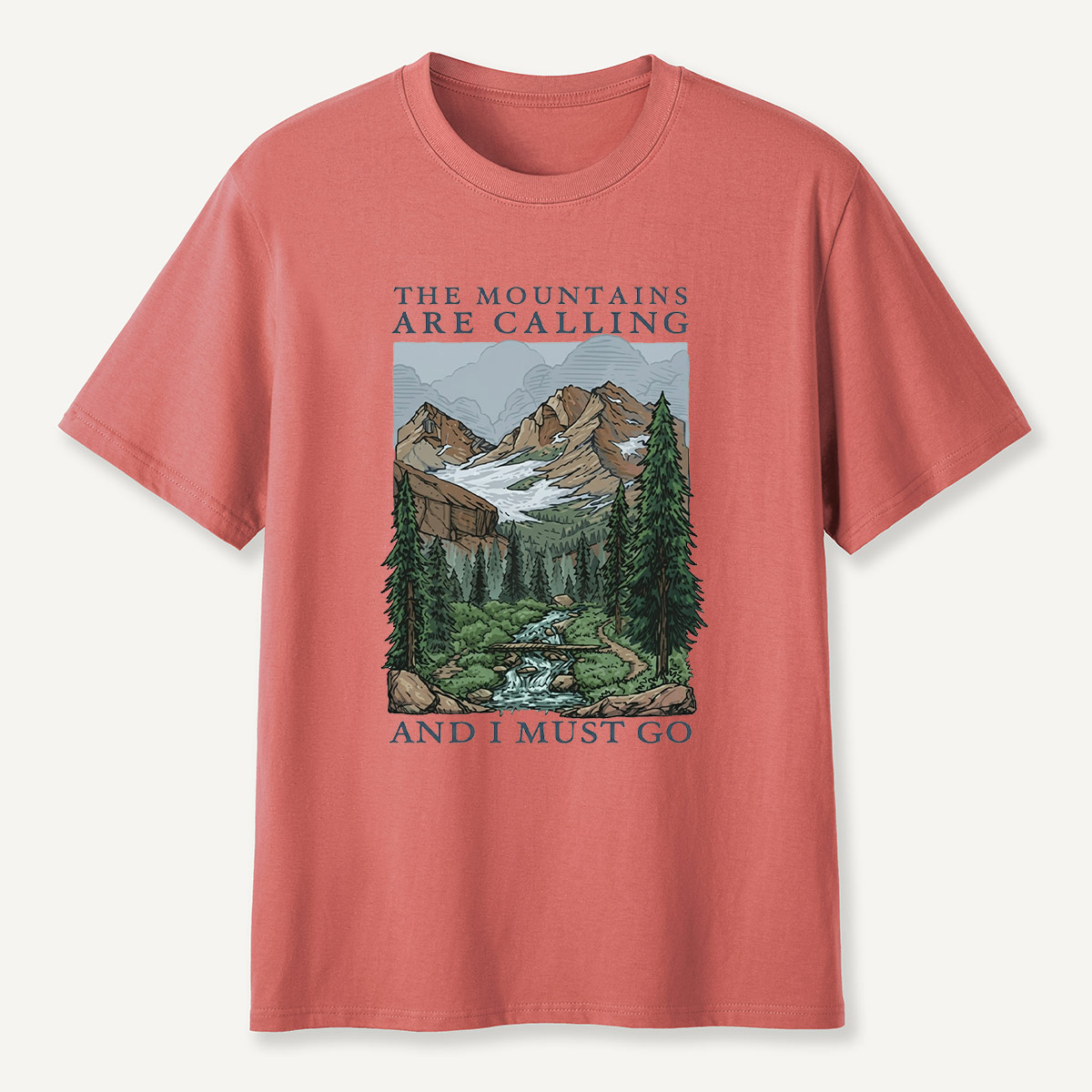 Mountain Adventure Landscape T-Shirt