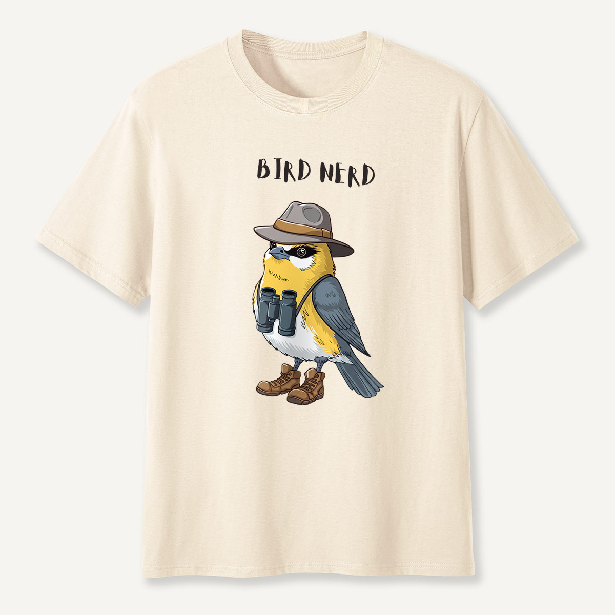 Bird Nerd Ranger Sparrow Cartoon T-Shirt