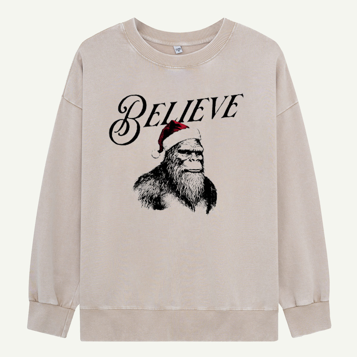 Believe Christmas Opossum Washed Sweatshirts