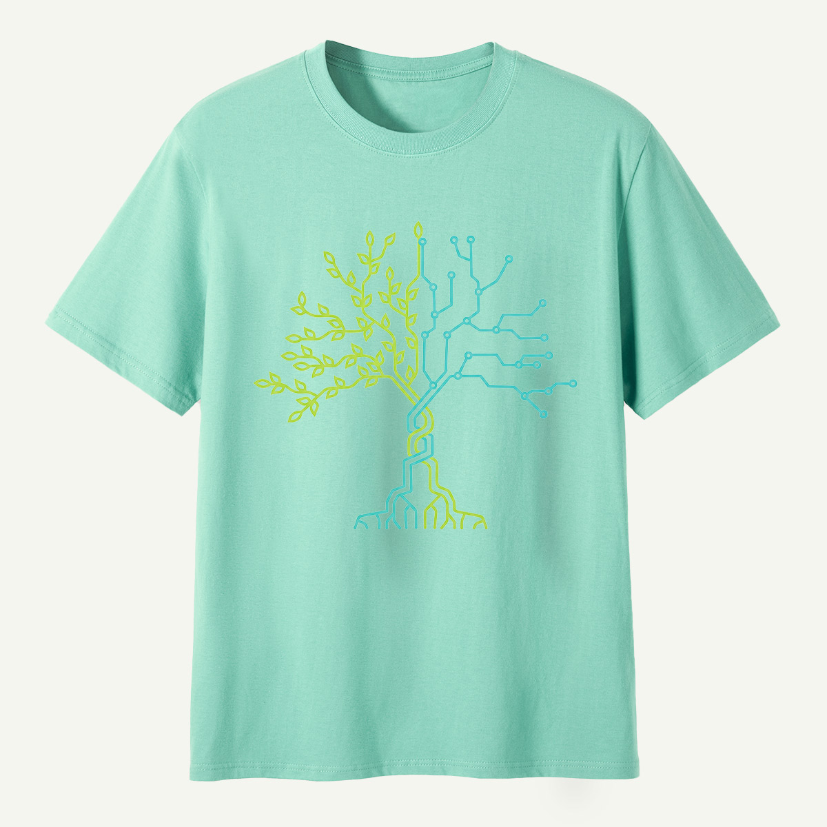 Half Alive Half Bare Tree T-Shirt