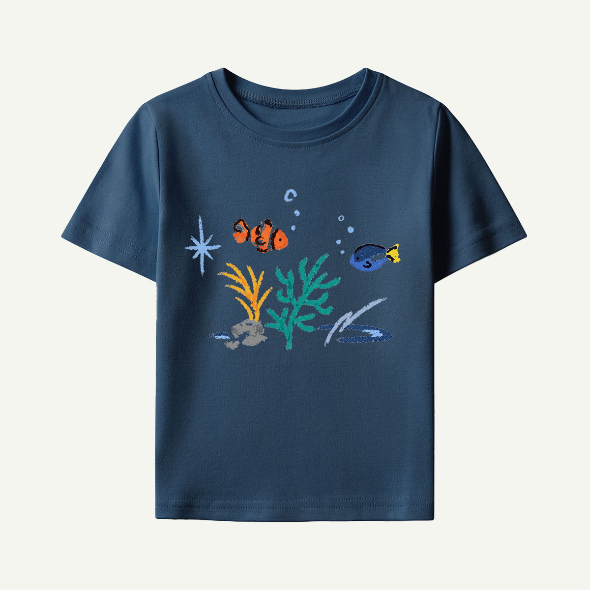 Colorful Reef Fish Underwater Kids T-Shirt