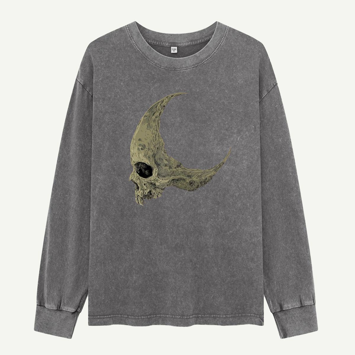 Moon of the Dead Washed Long‑sleeve