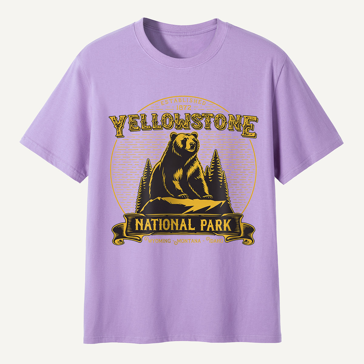 Yellowstone National Park Sitting Bear T-Shirt
