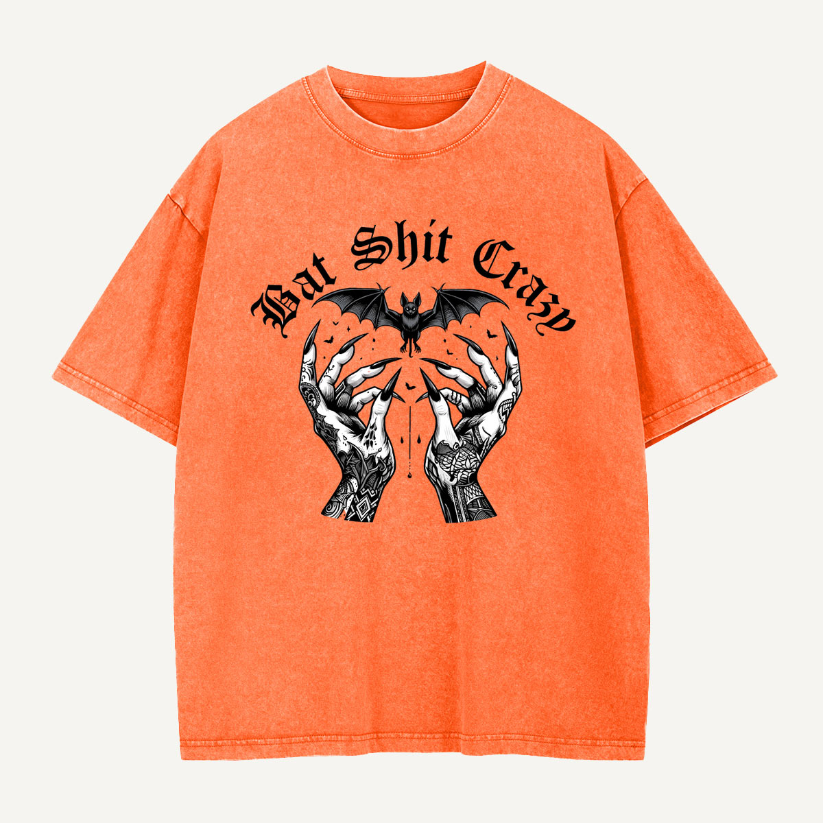 Hands Up for Bat Shit Crazy Washed T-Shirt