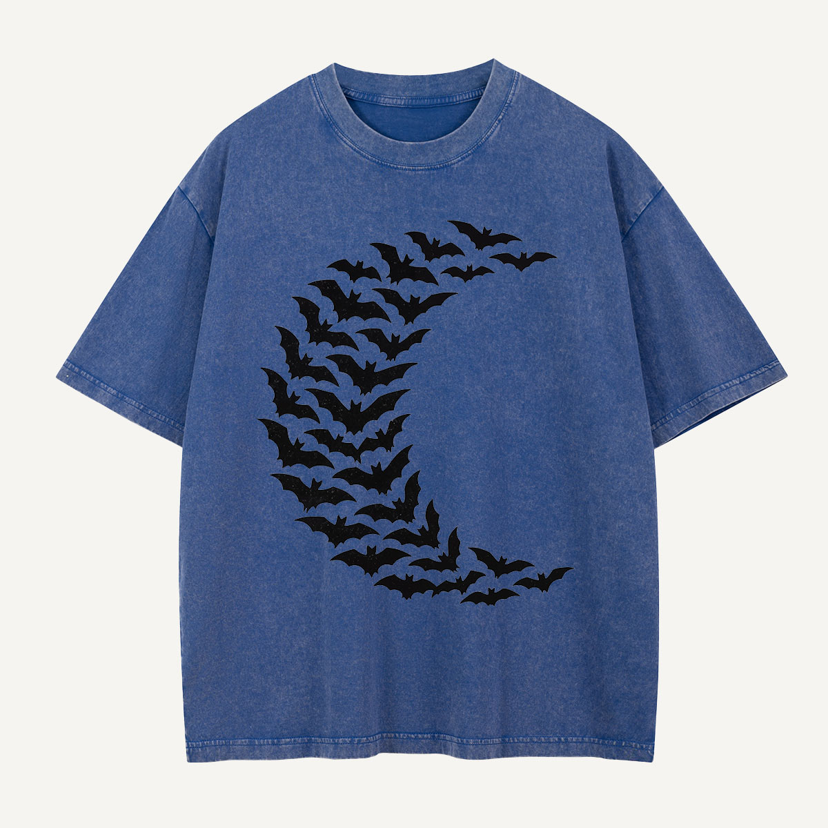 Moon Made of Bats Washed T-Shirt