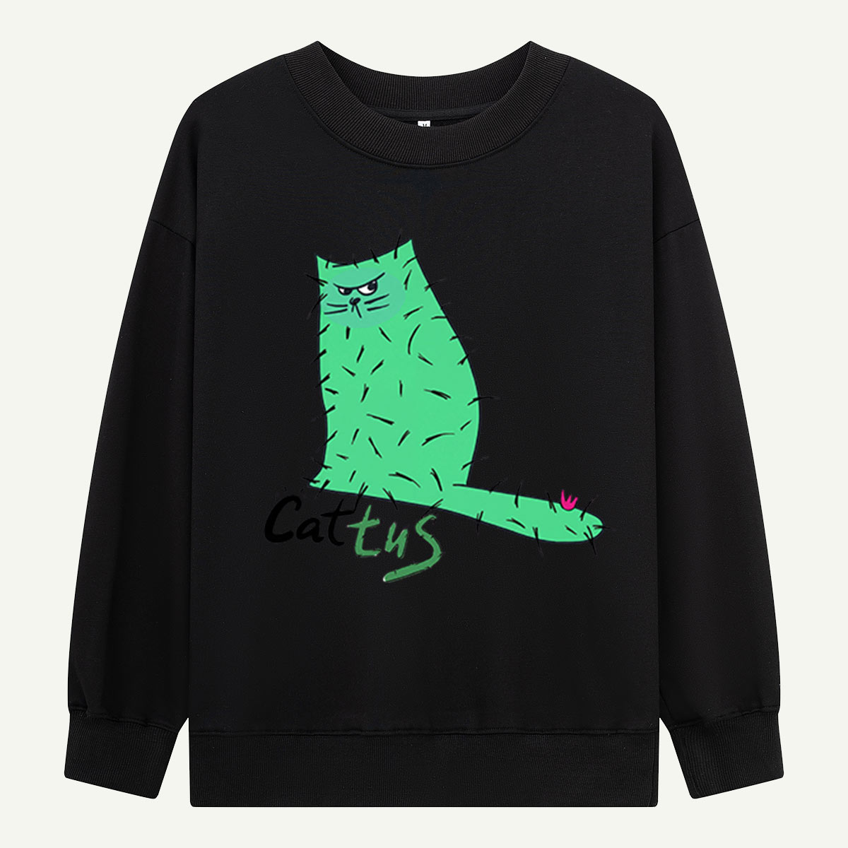 Cattus Cat Cactus Sweatshirts